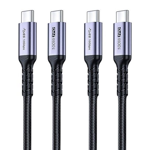 USB C 3.1 Gen 2 10FT 2-Pack Fast Charging Cable