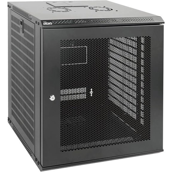 Tecmojo 12U Wall Mount Network Cabinet with Cooling