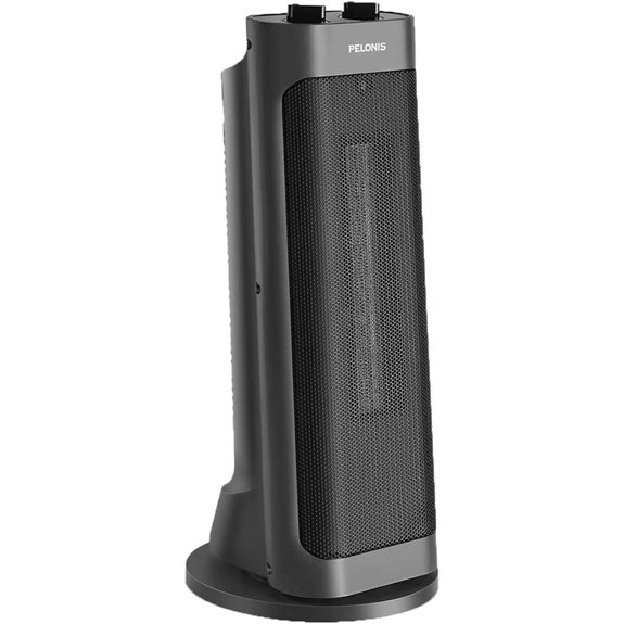 Pelonis 1500W Space Heater with Thermostat and Oscillation