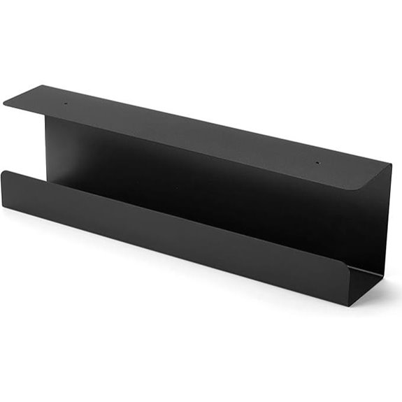 ZhiYo 16.5-Inch Metal Under Desk Cable Tray