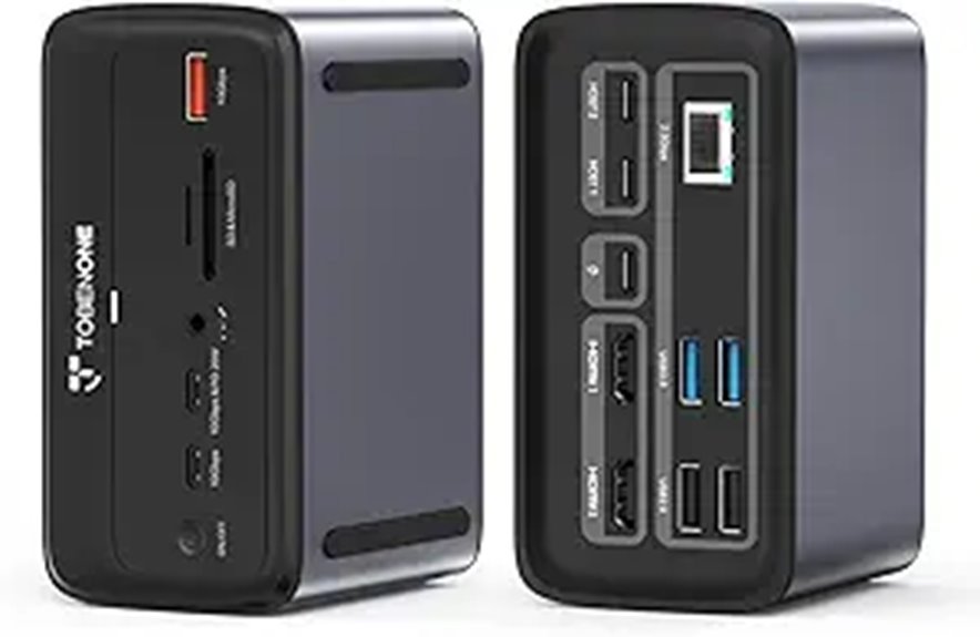 16 in 2 usb c dock