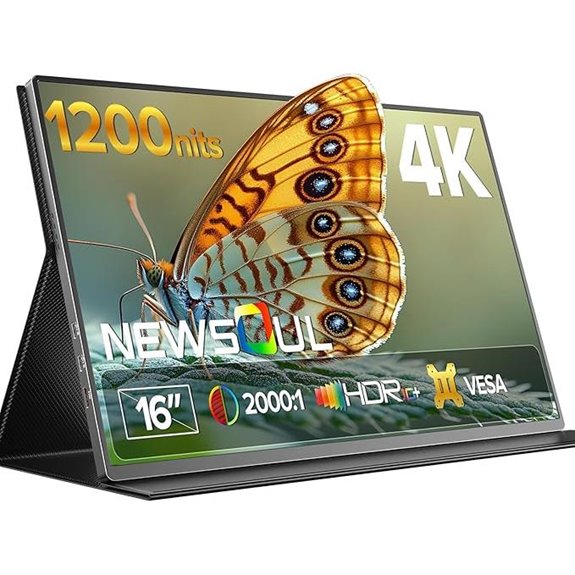 Newsoul 16 4K Portable Monitor with USB-C HDMI