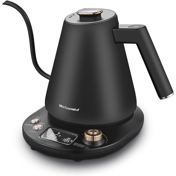 Elite Gourmet 1L Digital Water Kettle with Keep Warm