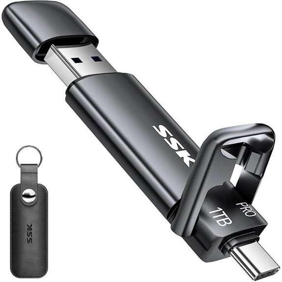SSK 1TB USB C & USB A Flash Drive