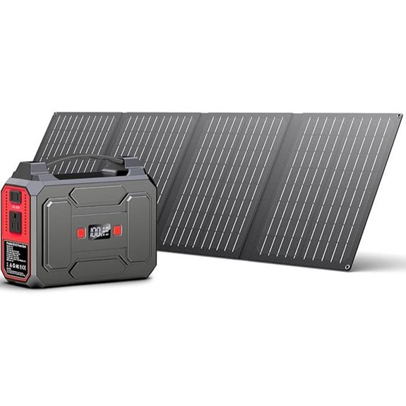 200w portable solar generator