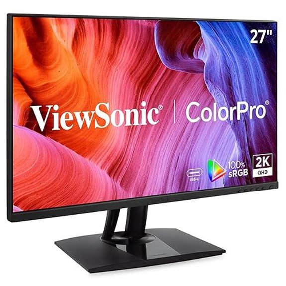 ViewSonic 27 IPS QHD Monitor with USB-C and HDMI