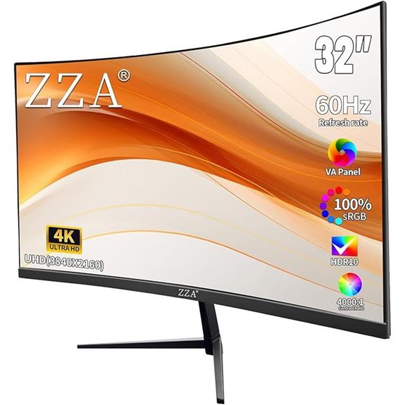 ZZA 32 4K UHD Monitor with HDMI VESA