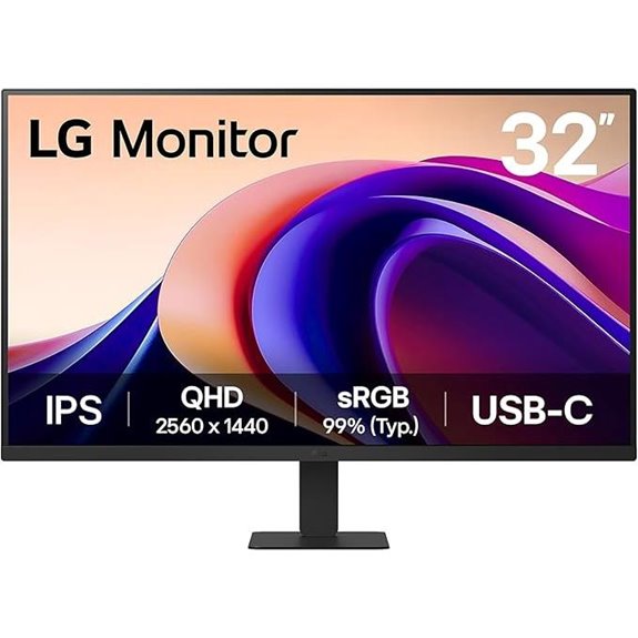 LG 32-inch QHD IPS Monitor with HDMI & USB-C