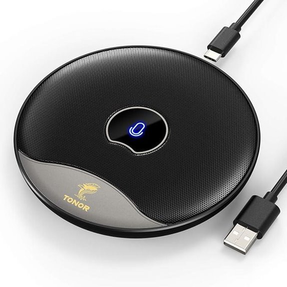 TONOR 360° USB Conference Microphone with Mute