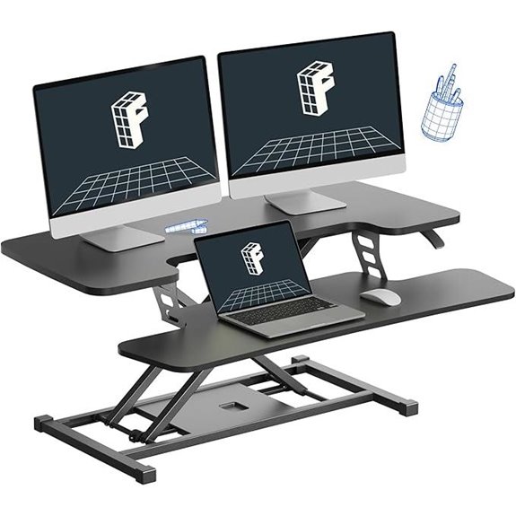 FLEXISPOT 36 Adjustable Sit-Stand Desk Converter
