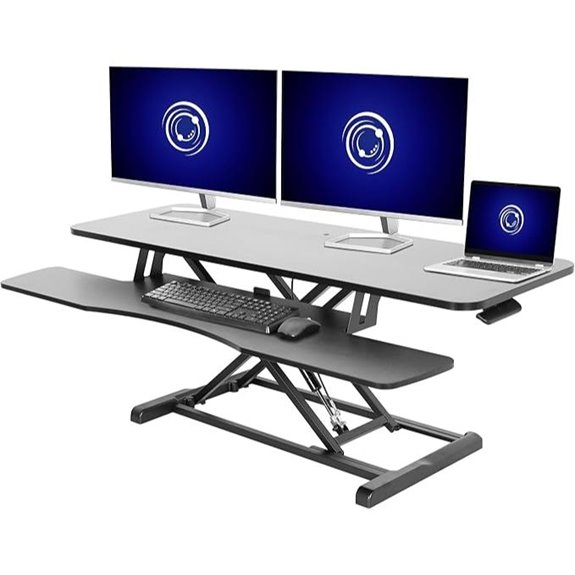 VIVO 48-inch Height-Adjustable Desk Converter