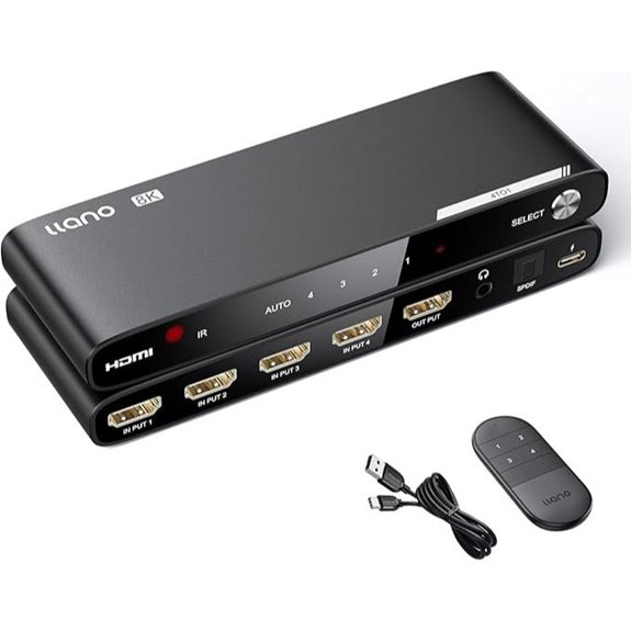 Llano HDMI 2.1 Switch 4K@120Hz with Audio Extractor