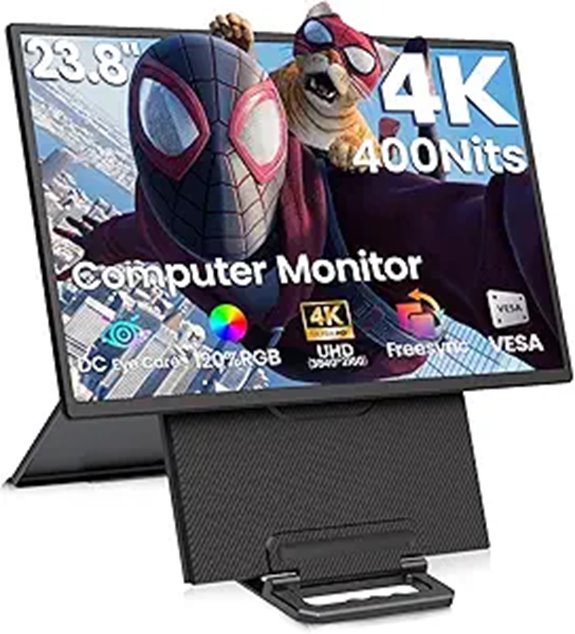 23.8 4K Portable Monitor with HDMI/USB-C