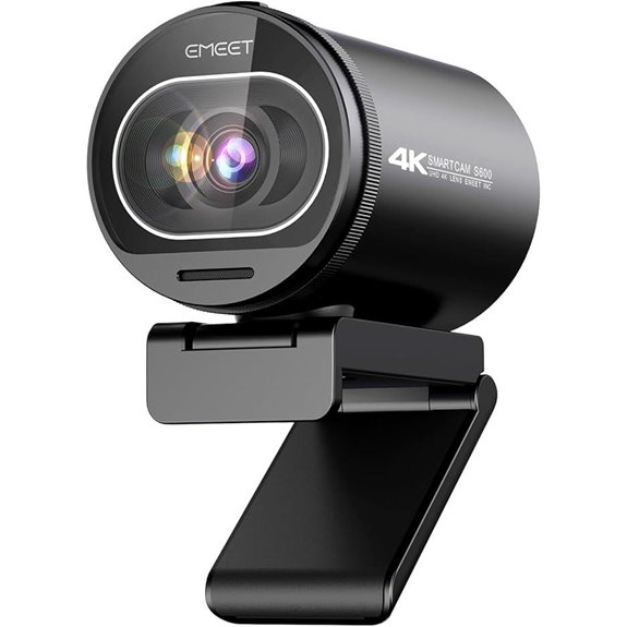 EMEET S600 4K Webcam with Dual Mics and Privacy