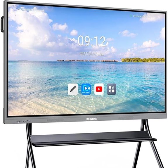 55 4K Android 14 Interactive Smart Whiteboard