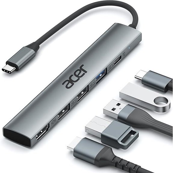 Acer 5-in-1 USB C Hub with 4K HDMI