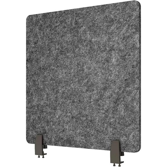 ReFocus Clamp-On Acoustic Privacy Panel (Anthracite Gray)