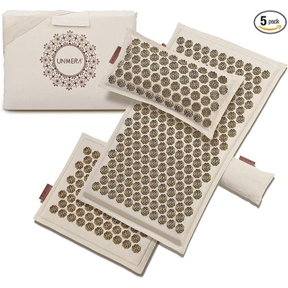 UNMERA Acupressure Mat & Pillow Set for Pain Relief