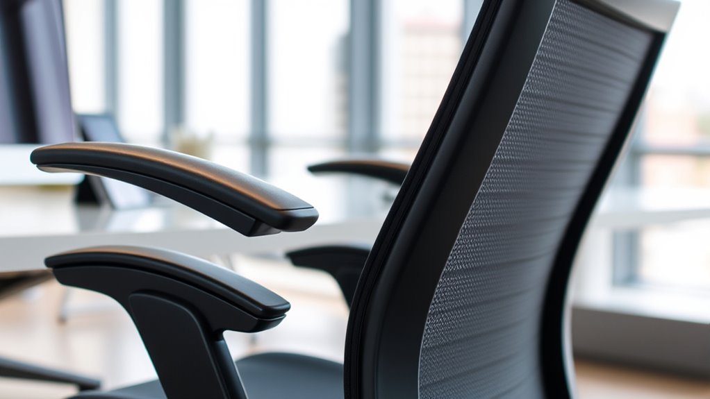 adjust armrests for comfort