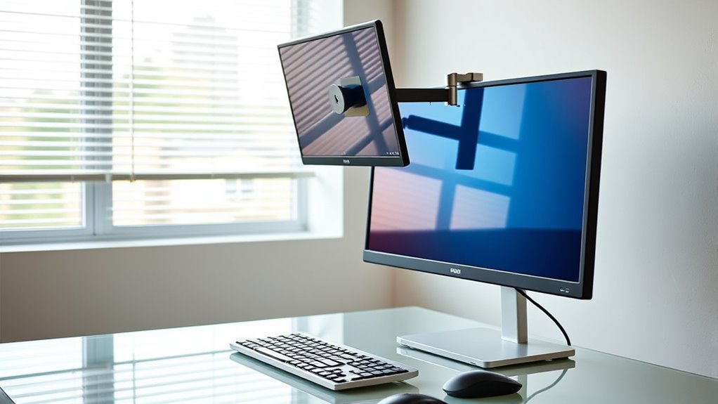 adjust monitor brightness and reduce glare