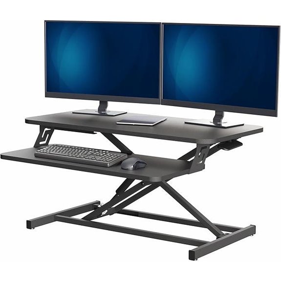 VIVO Adjustable 32-inch Sit-Stand Desk Converter
