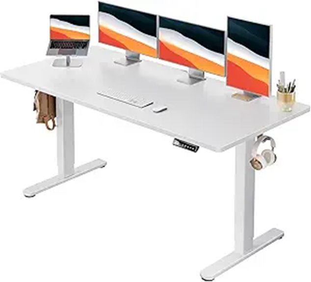 HUANUO Electric Standing Desk Adjustable Height 60 x 24