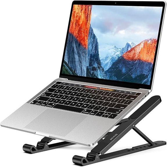 BESIGN LS01 Pro Adjustable Laptop Stand (Black)