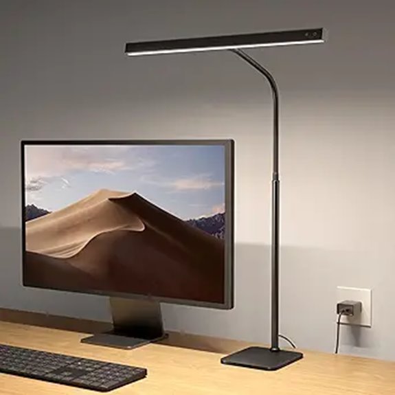 SUPERDANNY LED Desk Lamp with Dimmable Brightness