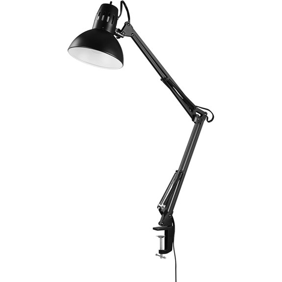 Globe Electric 31.5 Multi-Joint Desk Lamp with Clamp