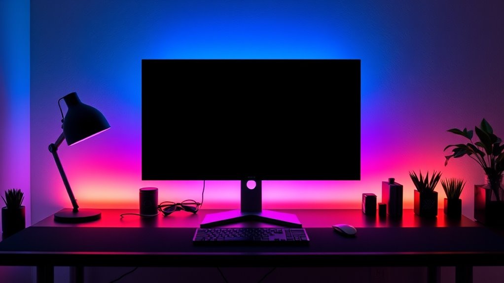 adjustable comfortable monitor lighting