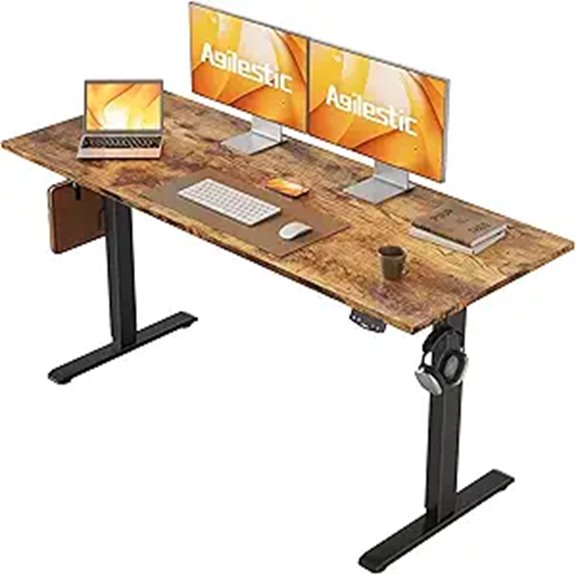 Agilestic Adjustable Standing Desk with Memory Presets