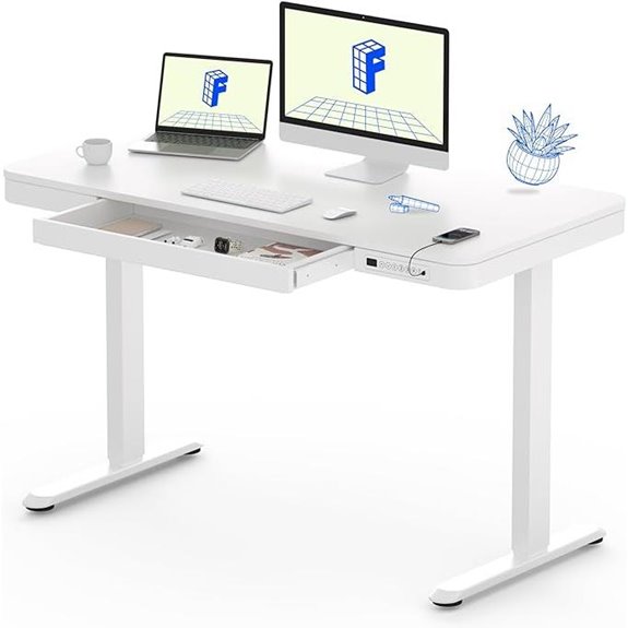 FLEXISPOT Comhar Electric Standing Desk with Storage