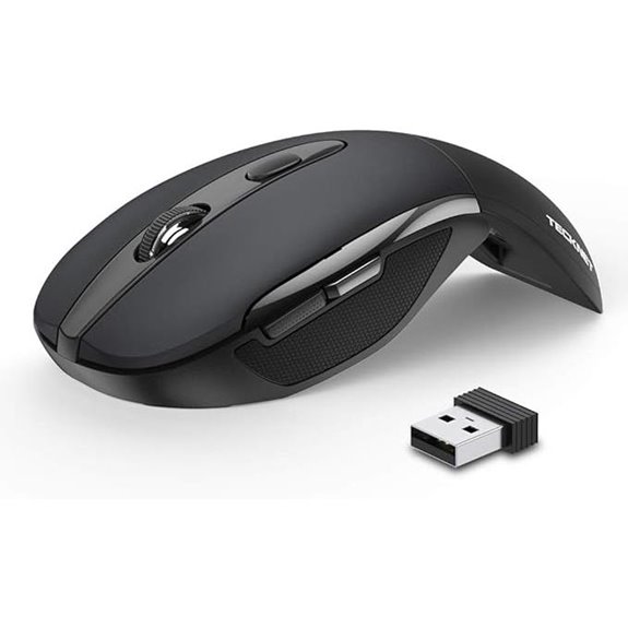 TECKNET Folding Wireless Mouse with Adjustable DPI