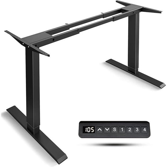 Dual Motor Height Adjustable Standing Desk Frame