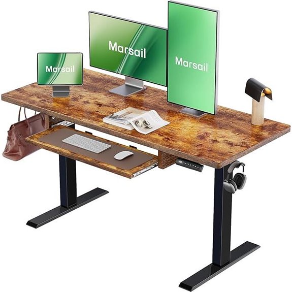 Marsail Electric Standing Desk with Adjustable Height
