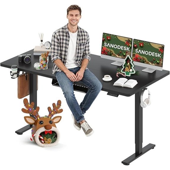 SANODESK Electric Standing Desk Adjustable 71x32 Inches