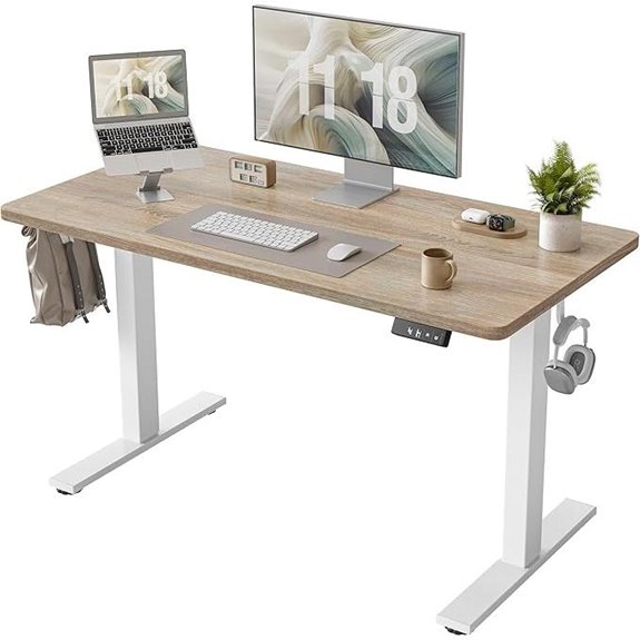 TIQLAB Electric Height Adjustable Standing Desk