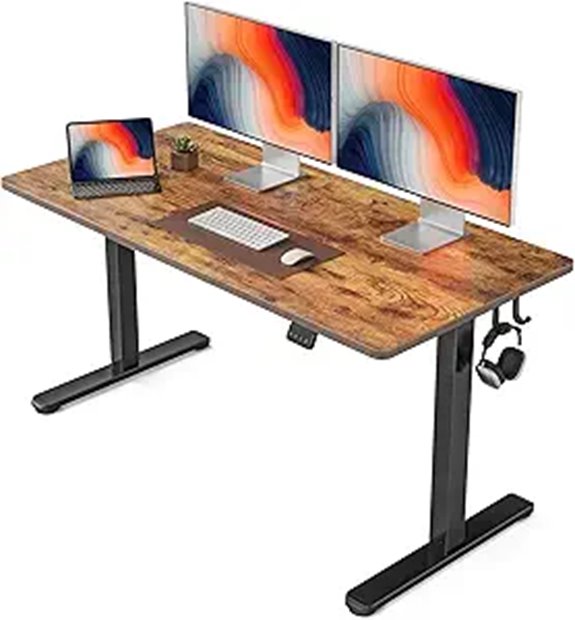 FEZIBO Electric Height Adjustable Standing Desk