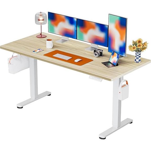 ErGear Adjustable Electric Standing Desk 63x28 Inches