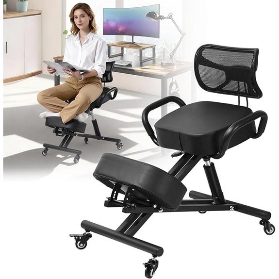 adjustable ergonomic kneeling chair