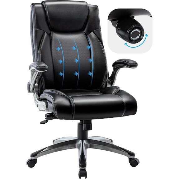 COLAMY Ergonomic Office Chair with Adjustable Features
