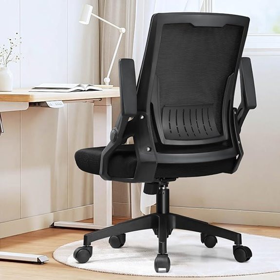 GTRACING Ergonomic Office Chair with Flip-up Armrests