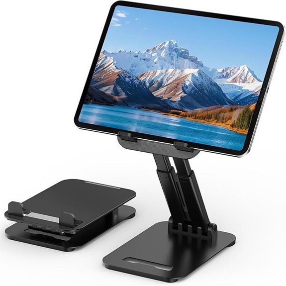adjustable foldable tablet stand