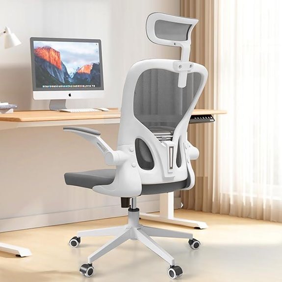 Monhey Ergonomic Office Chair with Adjustable Headrest