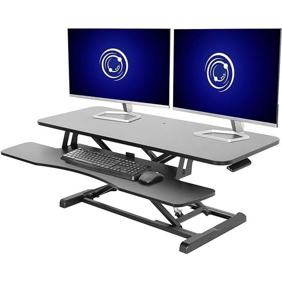 VIVO 42 Adjustable Sit-Stand Desk Converter