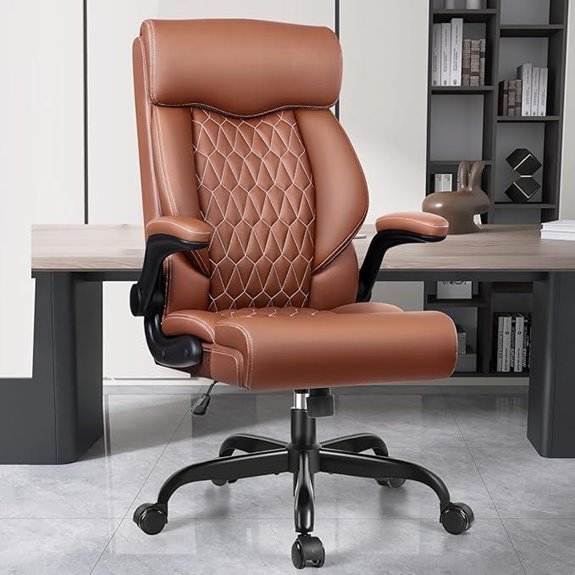 High Back Ergonomic Office Chair with Adjustable Armrests
