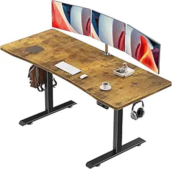 Veken Electric Sit-Stand Desk for Home Office