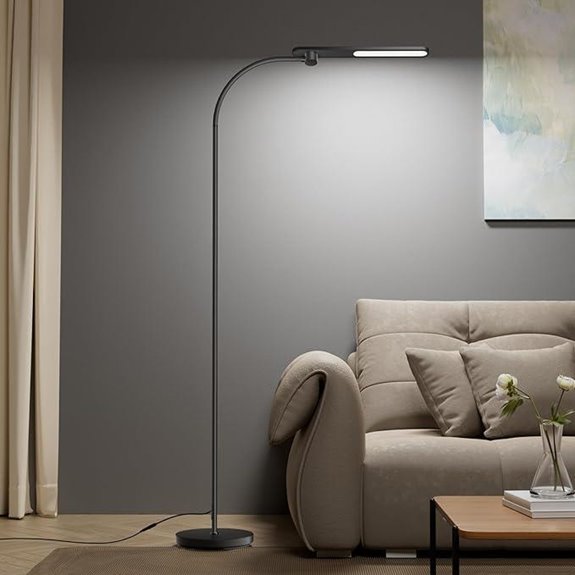 Honeywell LED Floor Lamp with Dimmable Gooseneck