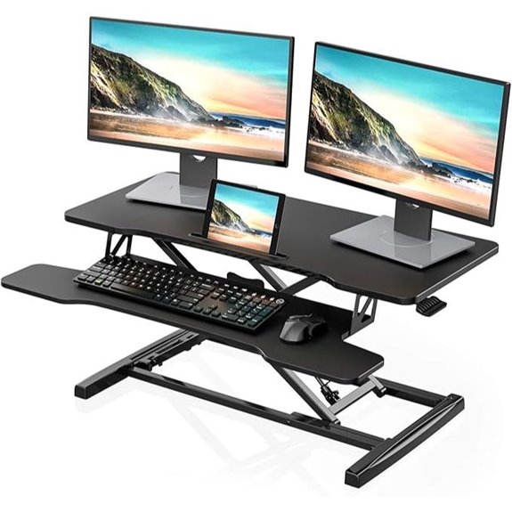 FITUEYES Adjustable Standing Desk Converter for Laptops