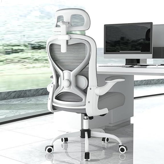 Ergonomic Office Chair with Adjustable Lumbar & Headrest